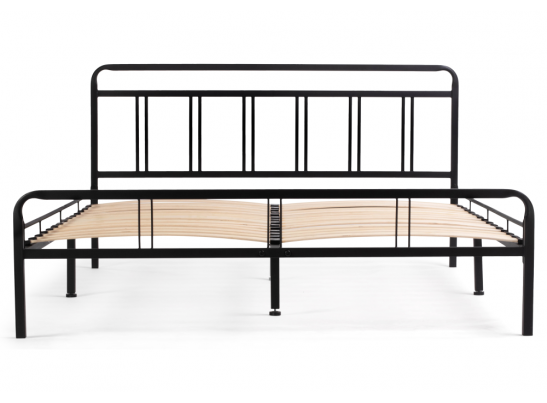 Полутораспальная кровать Рейк 120х200 черная в Набережных Челнах