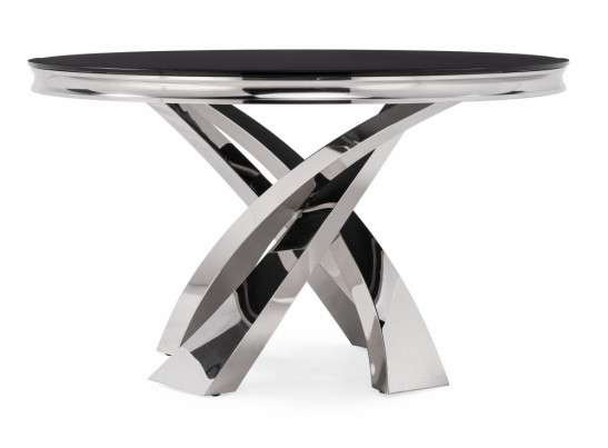 Стеклянный стол Komin 1 130х76 черный в Набережных Челнах