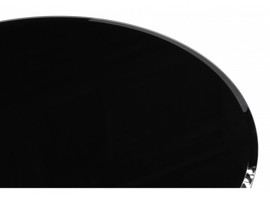 Стеклянный стол Komin 1 130х76 черный в Набережных Челнах