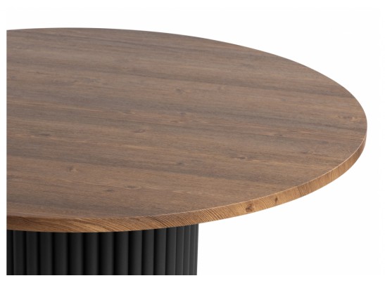 Стол Барел 110 орех кантри / черный в Набережных Челнах