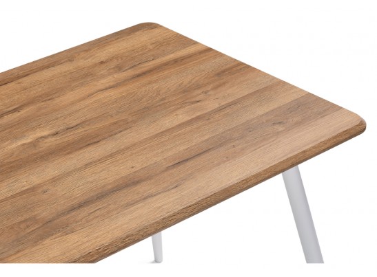 Стол Кангас 120х80х77 дуб вотан / белый в Набережных Челнах