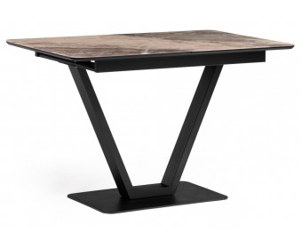 Стол на тумбе Бугун 120х80х77 каталония / черный