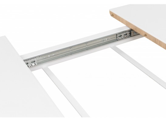 Стол на тумбе Иматра дуб монтана / белый в Набережных Челнах