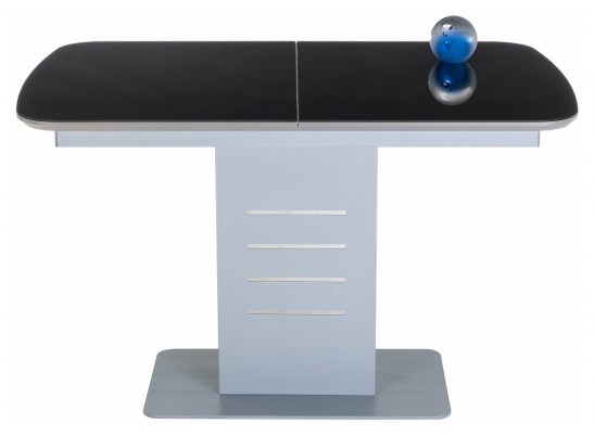 Стол на тумбе Кейтлин серый / черный в Набережных Челнах