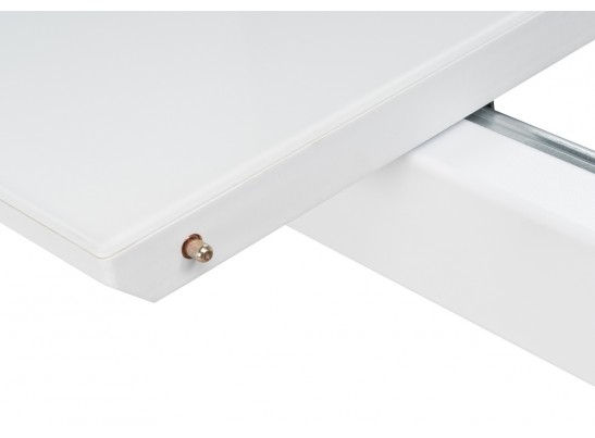 Стол на тумбе Санса 140(180)х80х76 грей / белая шагрень / грей в Набережных Челнах