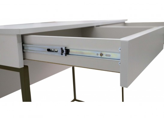 Стол письменный Аделина-4 кашемир / черный в Набережных Челнах