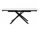 Стол Rivoli matt white marble sintered stone / black в Набережных Челнах