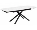 Стол Rivoli matt white marble sintered stone / black в Набережных Челнах