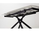 Стол Rivoli matt white marble sintered stone / black в Набережных Челнах