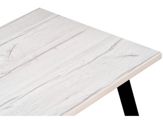 Стол Тринити Лофт 120х60х75 25 мм юта / матовый черный в Набережных Челнах