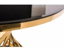 Стол Twist 130х74 gold / black в Набережных Челнах