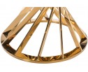 Стол Twist 130х74 gold / black в Набережных Челнах