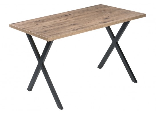 Стол Вик дуб велингтон / черный матовый в Набережных Челнах