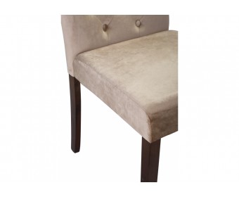 Стул Amelia dark walnut / fabric beige