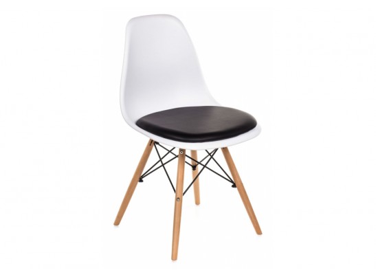 Стул Eames PC-011 белый / черный в Набережных Челнах