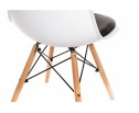 Стул Eames PC-011 белый / черный в Набережных Челнах
