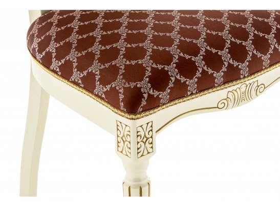 Стул Лино патина золото / шоколад в Набережных Челнах