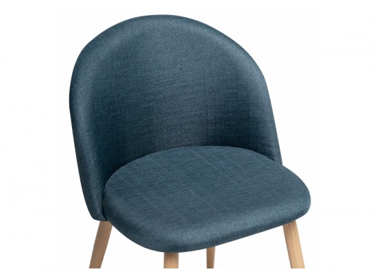 Стул на металлокаркасе Aldo blue / wood в Набережных Челнах
