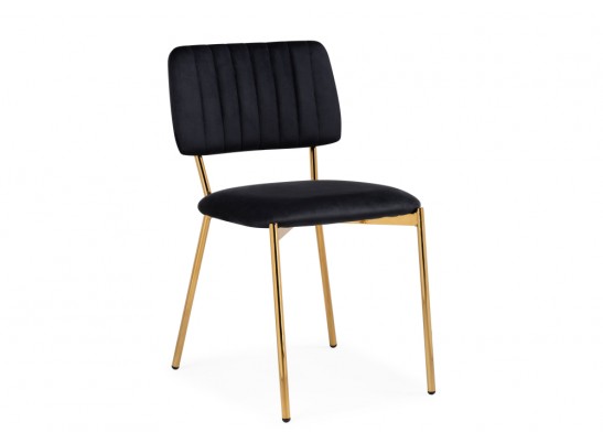 Стул на металлокаркасе Armond black / gold в Набережных Челнах