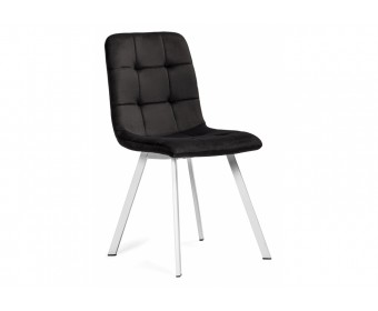 Стул на металлокаркасе Bruk dark gray / white