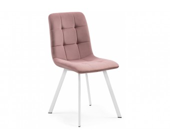 Стул на металлокаркасе Bruk light purple / white