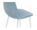 Стул на металлокаркасе Capri blue / white в Набережных Челнах