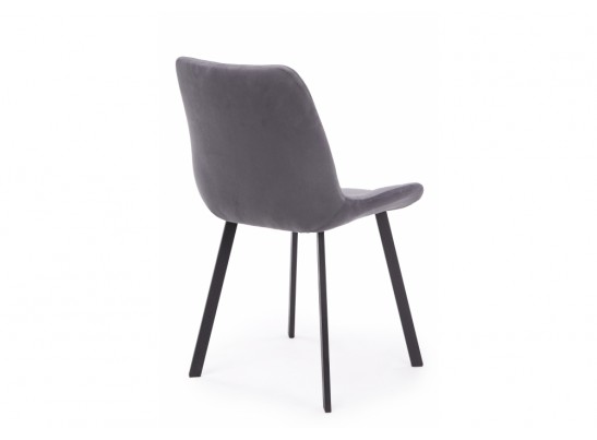 Стул на металлокаркасе Челси 360 П темно-серый (zd 995) / черный в Набережных Челнах