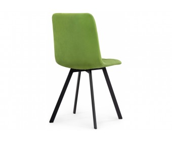 Стул на металлокаркасе Чилли светло-зеленый / черный