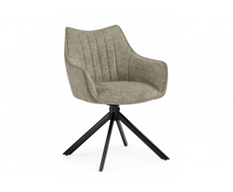 Стул на металлокаркасе Denever beige / black