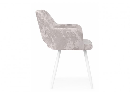 Стул на металлокаркасе Эолин 360 латте (simple 008) / белый в Набережных Челнах