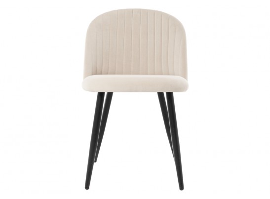 Стул на металлокаркасе Gabi 1 beige / black в Набережных Челнах