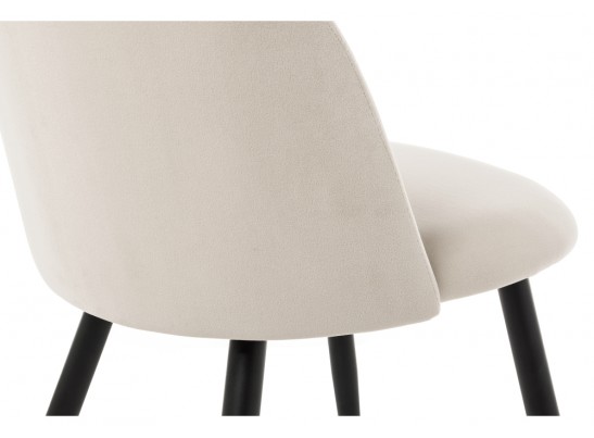 Стул на металлокаркасе Gabi 1 beige / black в Набережных Челнах