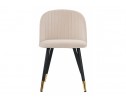 Стул на металлокаркасе Gabi beige / black / gold в Набережных Челнах