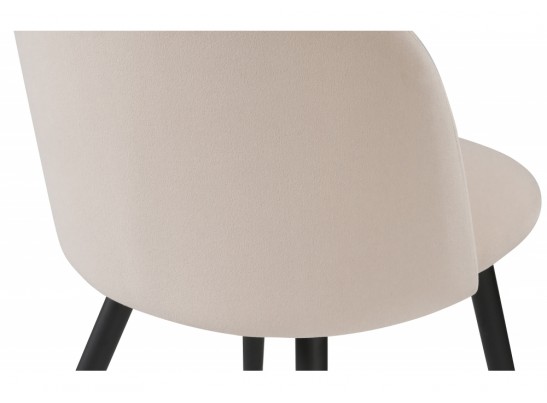 Стул на металлокаркасе Gabi beige / black / gold в Набережных Челнах