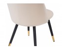 Стул на металлокаркасе Gabi beige / black / gold в Набережных Челнах