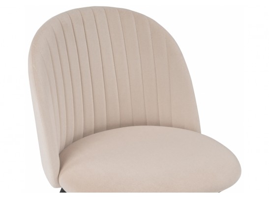 Стул на металлокаркасе Gabi beige / black / gold в Набережных Челнах