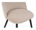 Стул на металлокаркасе Gabi beige / black / gold в Набережных Челнах