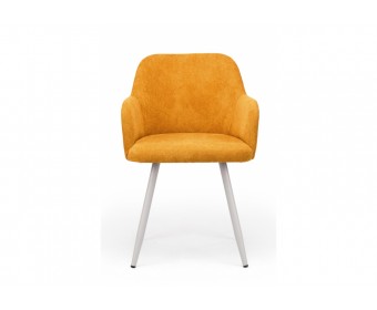 Стул на металлокаркасе Инфини 360 терракота (ocean 015) / серый