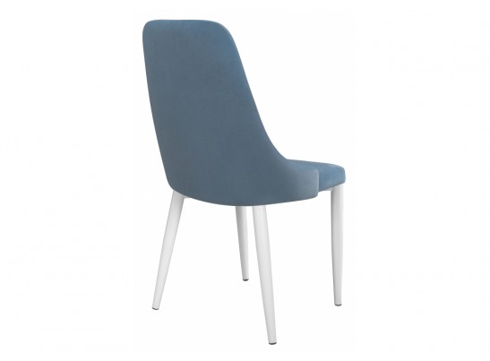 Стул на металлокаркасе Kora голубой / белый в Набережных Челнах