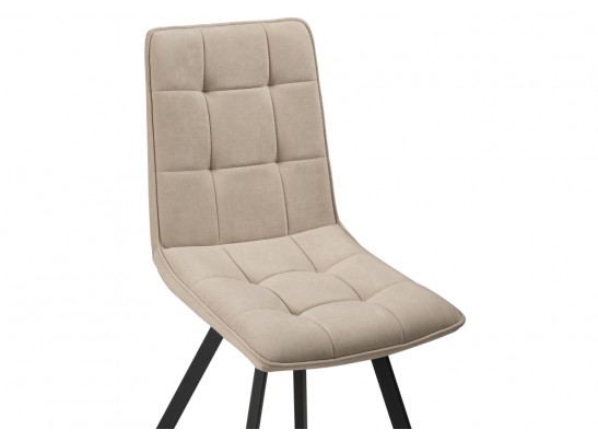 Стул на металлокаркасе Летисия бежевый / черный в Набережных Челнах