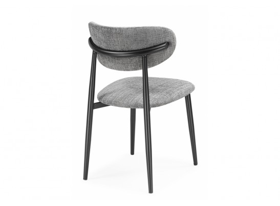 Стул на металлокаркасе Lisbon серый / черный в Набережных Челнах