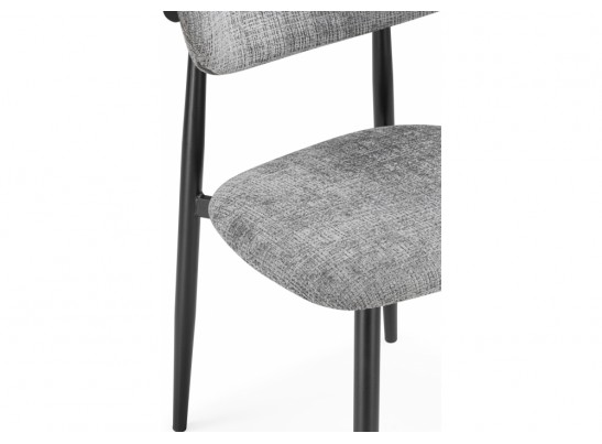 Стул на металлокаркасе Lisbon серый / черный в Набережных Челнах