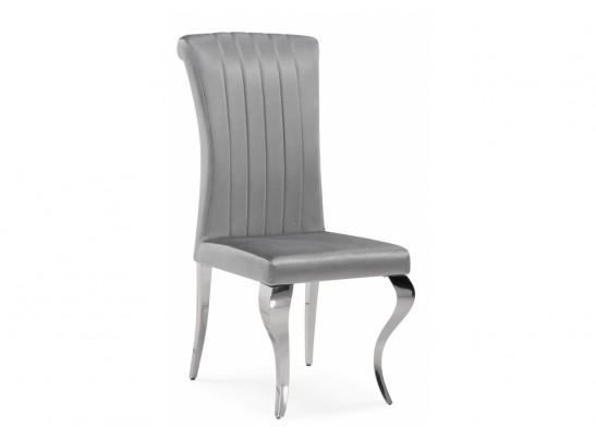 Стул на металлокаркасе Lund dark grey / steel