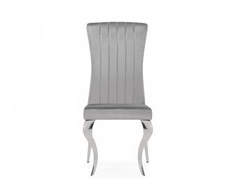 Стул на металлокаркасе Lund dark grey / steel
