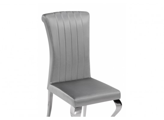 Стул на металлокаркасе Lund dark grey / steel