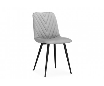 Стул на металлокаркасе Ральф светло-серый / черный