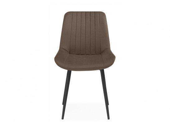 Стул на металлокаркасе Седа коричневый (zd 233) / черный в Набережных Челнах