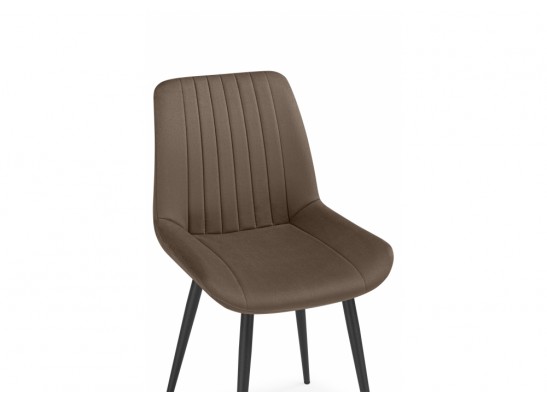 Стул на металлокаркасе Седа коричневый (zd 233) / черный в Набережных Челнах