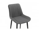 Стул на металлокаркасе Седа К темно-серый / черный в Набережных Челнах