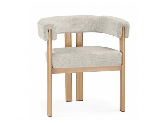 Стул на металлокаркасе Selma бежевый / бук в Набережных Челнах